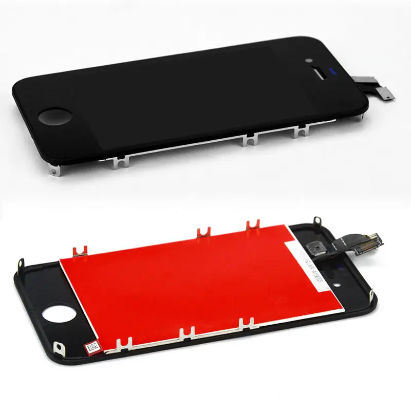 10 ШТ./ЛОТ AAA Качество Экрана Для iPhone 4 4S ЖК-Экран + Сенсорный Дигитайзер Стекла
