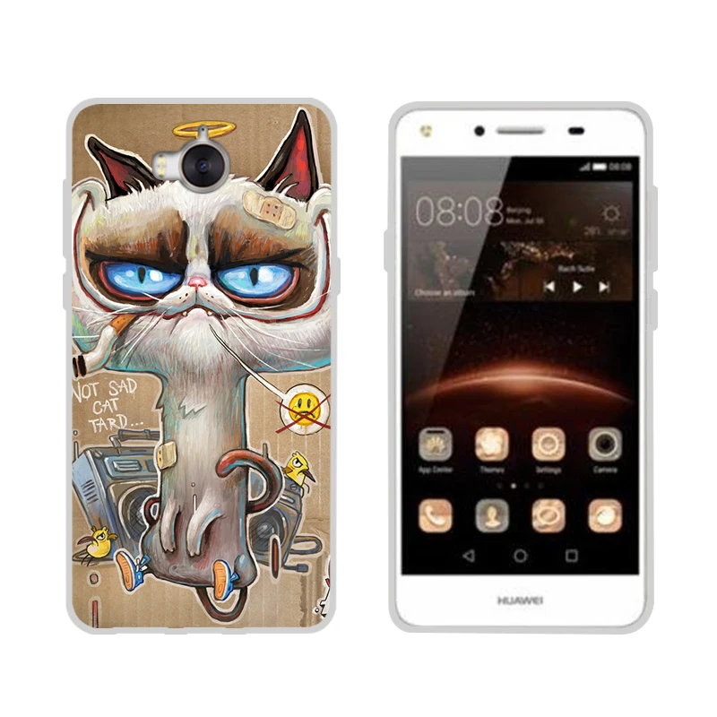Чехол для Huawei Y6 2017 MYA-L11 MYA-L41 Y 6 Мягкий ТПУ силиконовый чехол телефона Nova Young MYA L11 L41