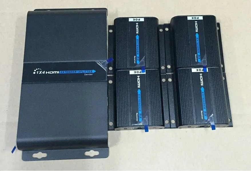 Расширитель HDMI LKV714Pro 1x4 выход с петлей на CAT6/6a/7 ИК EDID до 40 м|hdmi extender|hdmi splitter extenderextender