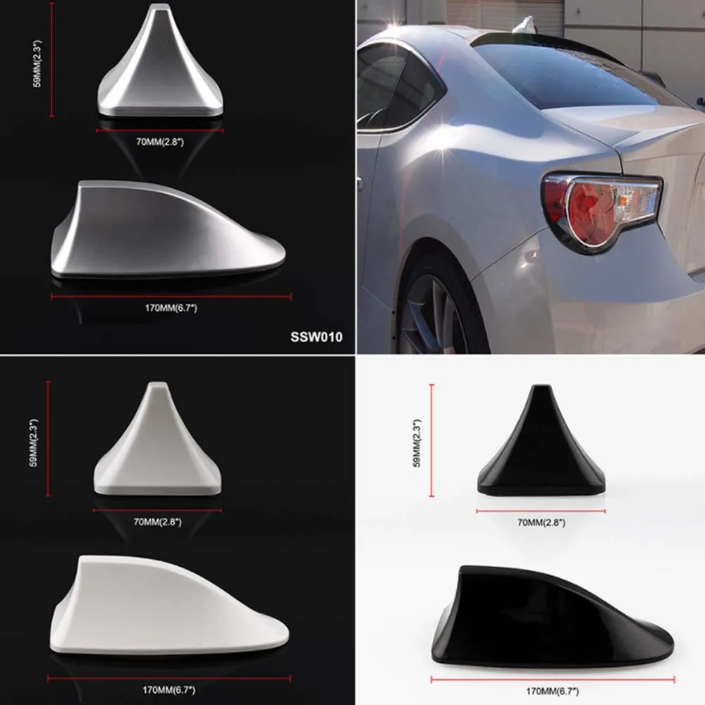 Новый Авто плавник акулы универсальный крыши антенна радио FM/AM Украсить