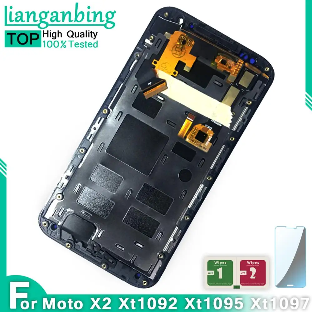 ЖК-дисплей для Motorola Moto X2 Xt1092 Xt1095 Xt1097 100% протестированный рабочий сенсорный экран
