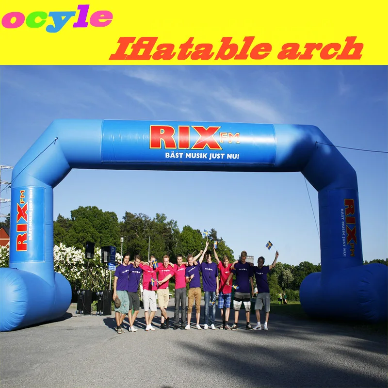 Free shipping waterproof &amp fireproof start finish inflatable arch / archway /air gate rainbow | Игрушки и хобби