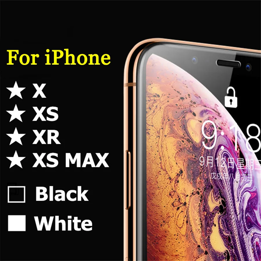 Защитное стекло для экрана apple iPhone rx xs max xsmax Защитная обшивка iph aifon xmaxs sx 9h 10s 10r cam ix ixs ixr пленка