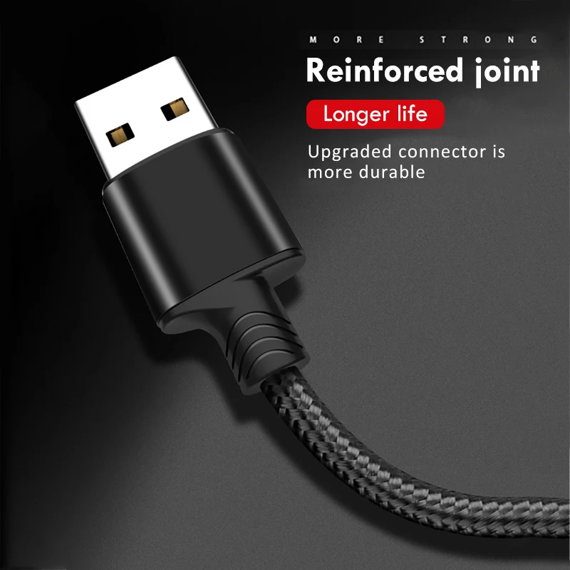 NOHON Универсальный 3 в 1 кабель для зарядки iPhone 7 8 6 6s Plus X Micro usb type-C Xiaomi samsung длинные