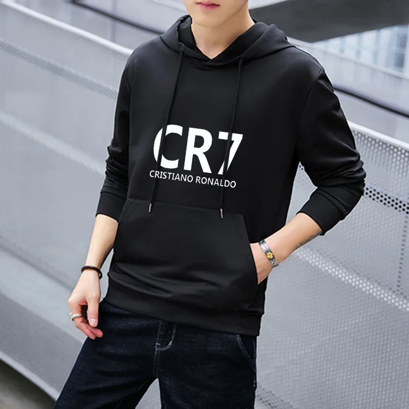 Весенняя брендовая Толстовка CR7 мужские толстовки Harajuku однотонная толстовка с капюшоном в стиле хип-хоп Уличная пуловер Повседневный Спортивный костюм для мужчин Masculino