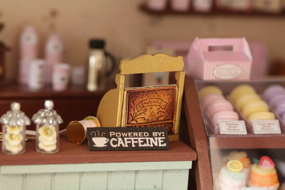 Мебель Diy Кукольный дом Wodden Miniatura кукольные домики набор мебели Diy головоломка сборка ручной работы кукольный домик игрушка для детей подарок