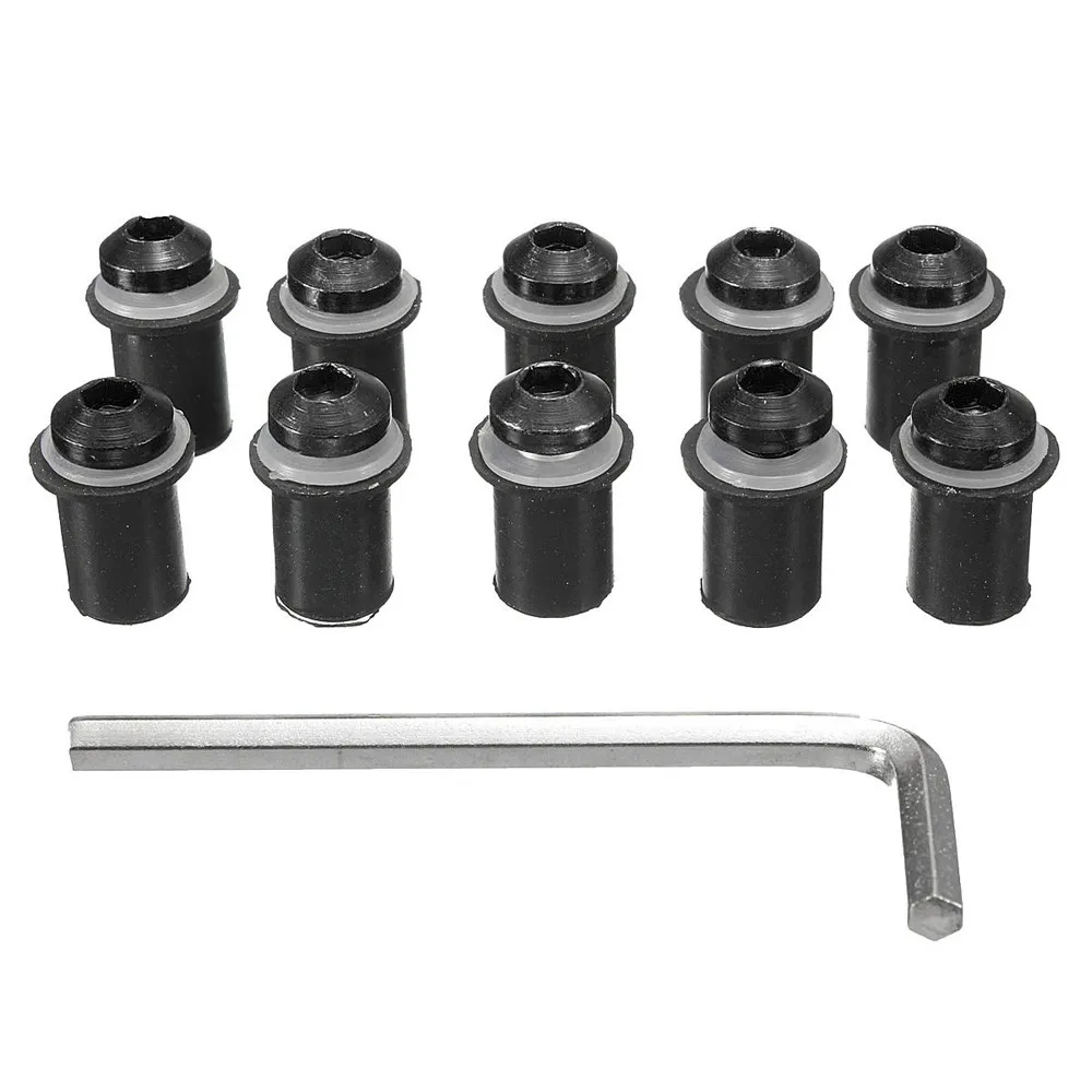 Набор гаек для ветрового стекла мотоцикла M5 x 16 мм 10 шт./компл.|screws bolts nuts|bolt nutwindshield