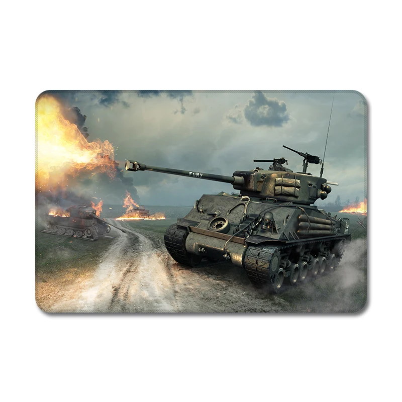 Strike of World War 2 WWII Tanks натуральный резиновый коврик для мыши Коврик ноутбука