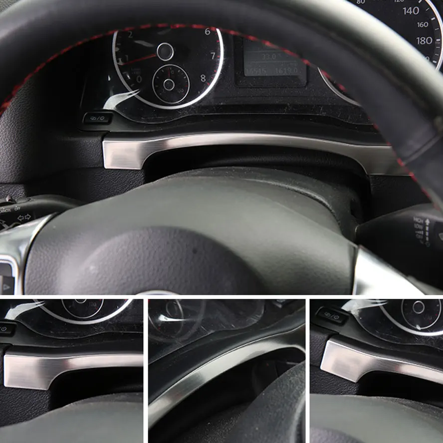 1 шт. накладка на приборную панель из нержавеющей стали для VW Tiguan 2010 2015|dashboard trim|car