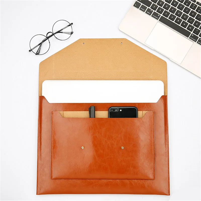 11 13 дюймов Чехол кожаный сумка для ноутбука для MacBook Air 11,6 ''Pro 13,3'' универсальная сумка для ноутбука чехол Портативная сумка