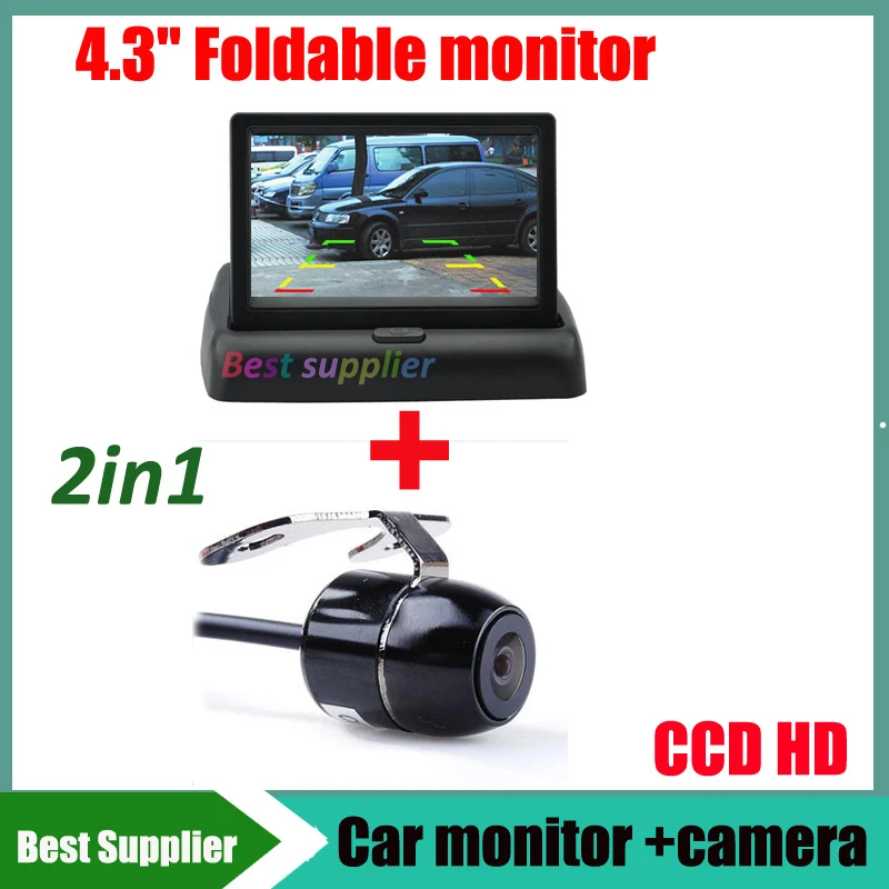 Система помощи при парковке автомобиля 4 3 дюймовый цифровой TFT ЖК монитор для