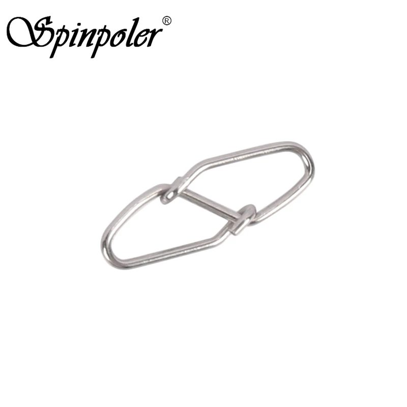 Spinpoler 5 шт./пакет двойная Алмазная булавка рыбка крючок с быстрым зажимом защелкой