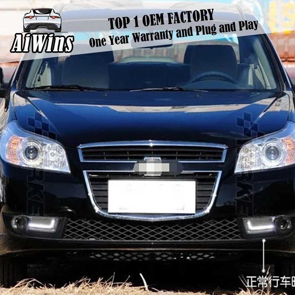 Aiwins 2 шт. 12 в 6000 К светодио дный LED DRL дневные ходовые огни чехол для Chevrolet Epica 2012-2008