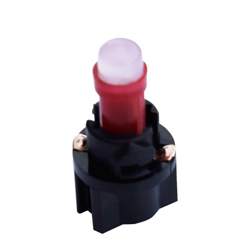 100 шт. светодиодный светильник для приборной панели автомобиля лампа T5 W1.2W W2X2.6d 27 74