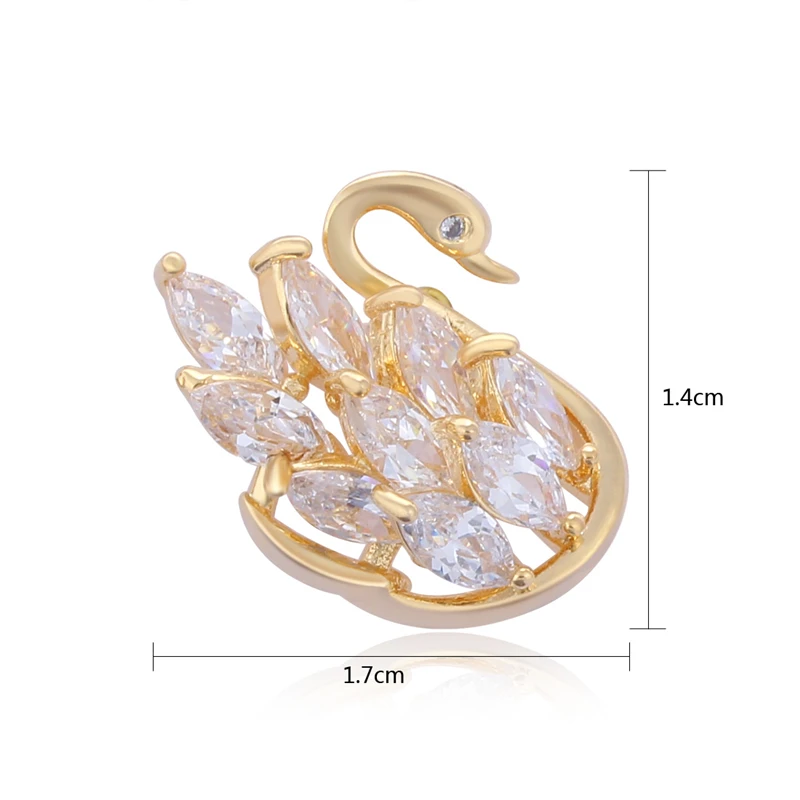 Мода Сладкая Симпатичные Цирконий Лебединое Серьги 2016 Новый Дизайн Стержня Для