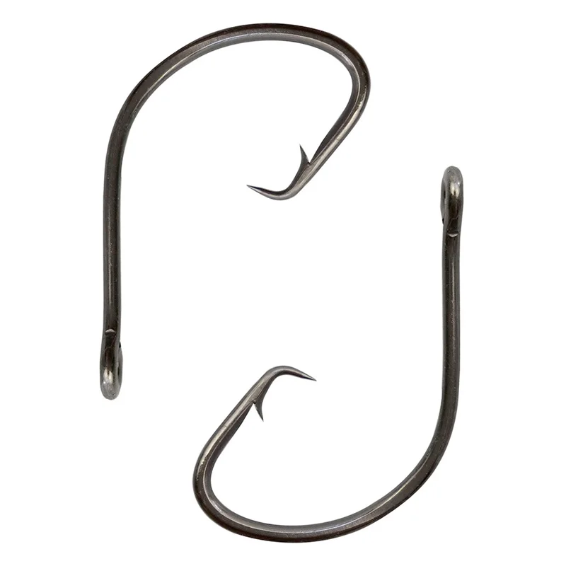 Бесплатная доставка 170 шт. 4 размеры черные рыболовные крючки спорт круг 7381 малый