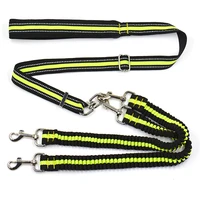 reflective double dog leash no tangle pet leash for walking two dogs adjustable strong dog lead two dog leash coupler