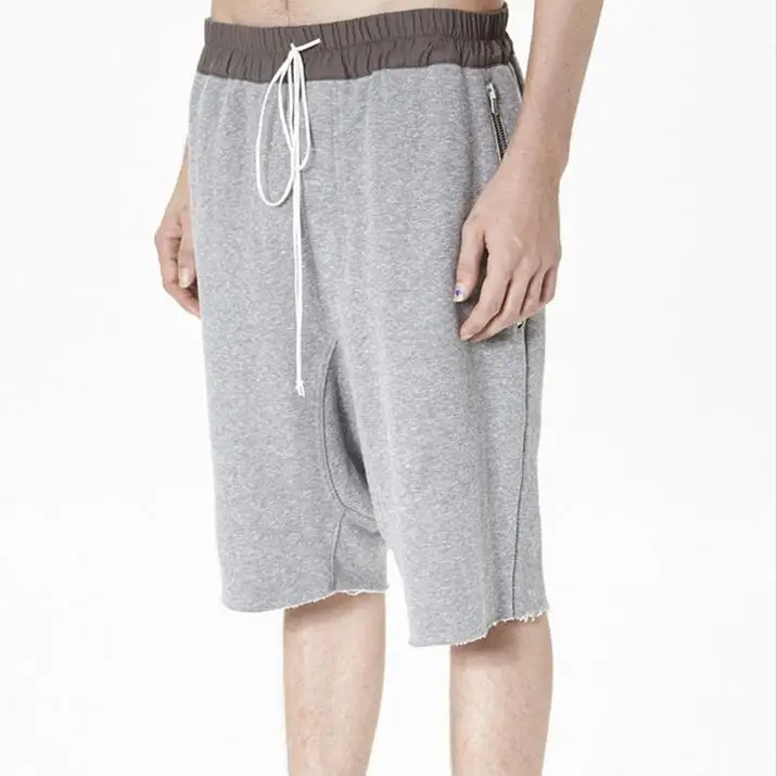 2016 Summer shorts streetwear hip hop clothes short stretch cotton sweat jogger casual drawstring beach | Мужская одежда
