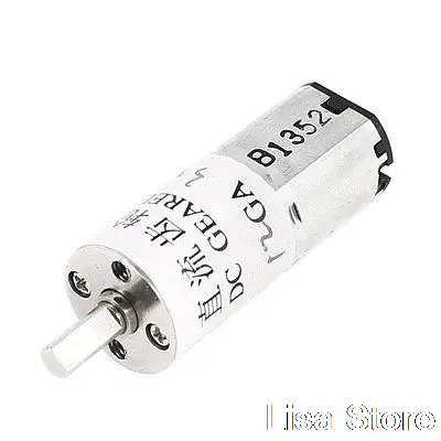 12 мм редуктор постоянного тока 3 в 60 об/мин выходной цилиндрический Электрический редуктор скорости
