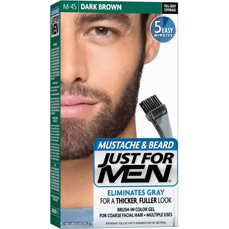 

Только для мужчин, цветные гелевые усы и борода