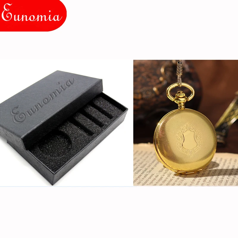 Механические карманные часы золотого цвета с цепочкой и Модные Винтажные в стиле