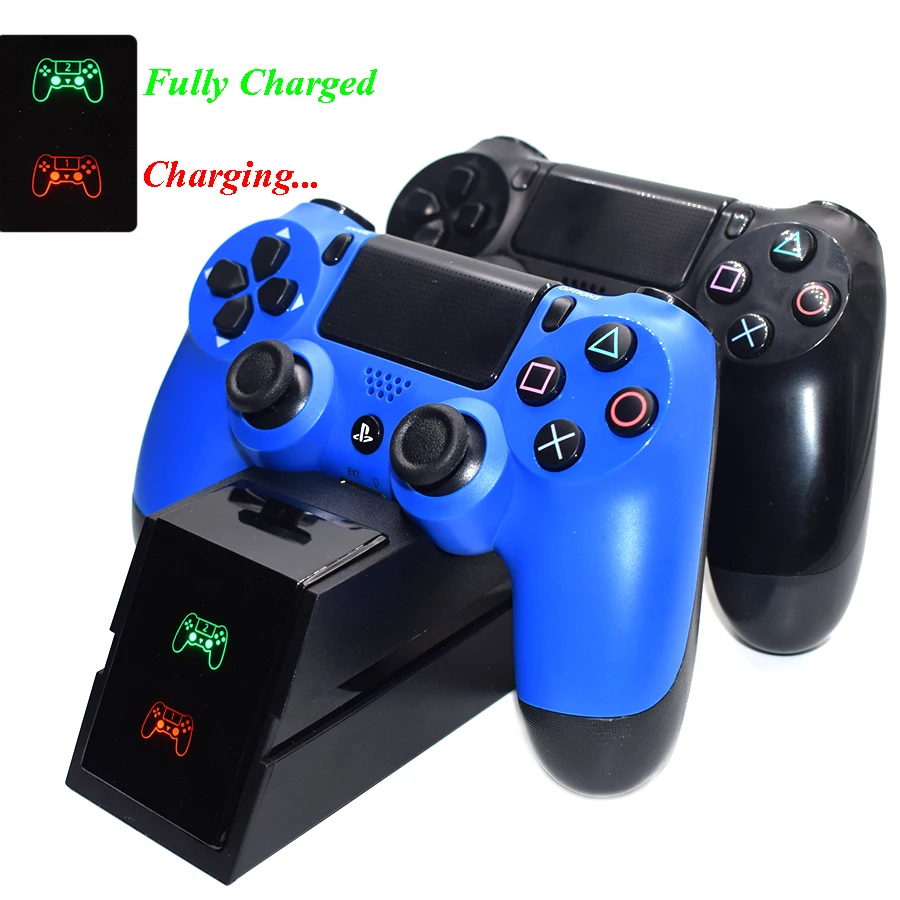 PS4 Slim Pro джойстик двойной USB зарядное устройство контроллер быстрая зарядка док