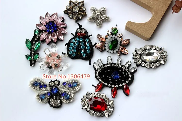 Высококачественная прозрачная паста с бусинами в виде цветов насекомых звезд