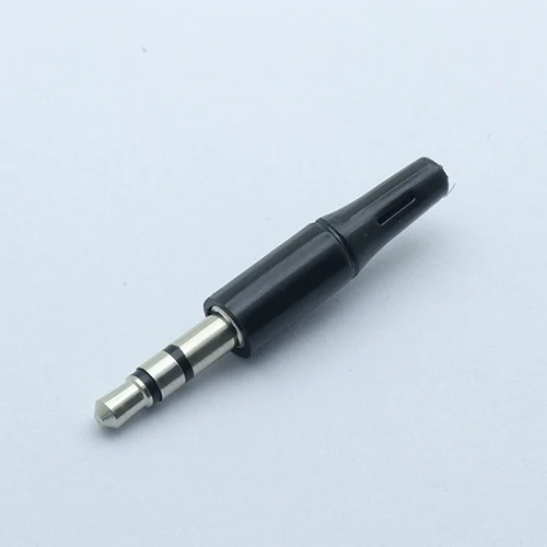 14mm 3P Nickle Black 12 шт выход 17 мм/14 мм разъем 3,5 мм стерео 3 полюса штекер для гарнитура «сделай сам» наушники или используется для ремонта наушников золото/никелированный - Цвет: 14mm 3P Nickle Black