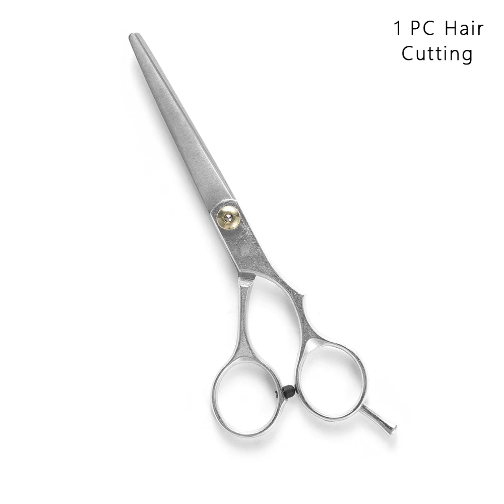 Cutting Scissors 1 набор, Профессиональный 6 дюймов парикмахерский набор, парикмахерские ножницы для стрижки волос, филировочные ножницы, парикмахерские ножницы из нержавеющей стали, парикмахерский набор - Цвет: Cutting Scissors