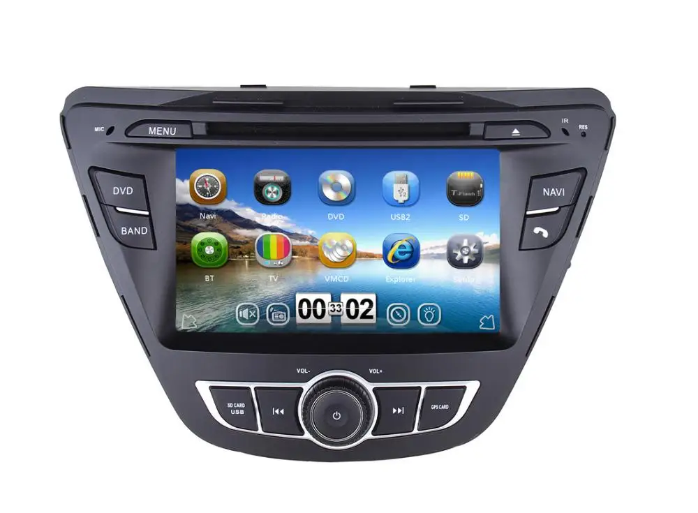 Автомобильный DVD плеер indash 7 дюймов с GPS (опционально) аудио радио стерео USB/SD AUX BT/TV