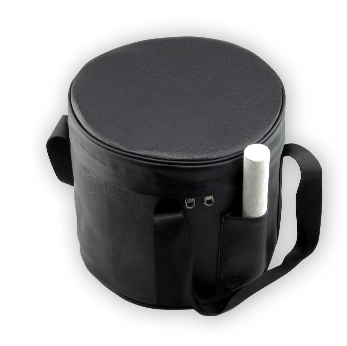 Поющая миска из полиуретана с кристаллами для чаши 8 дюймов черного и оранжевого