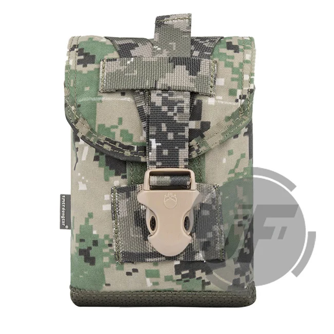 Emerson тактический MOLLE 1 кварт чехол для фляги бутылки воды протектор утилита инструмент сумка Emersongear CORDURA-Multicam - Цвет: AOR2