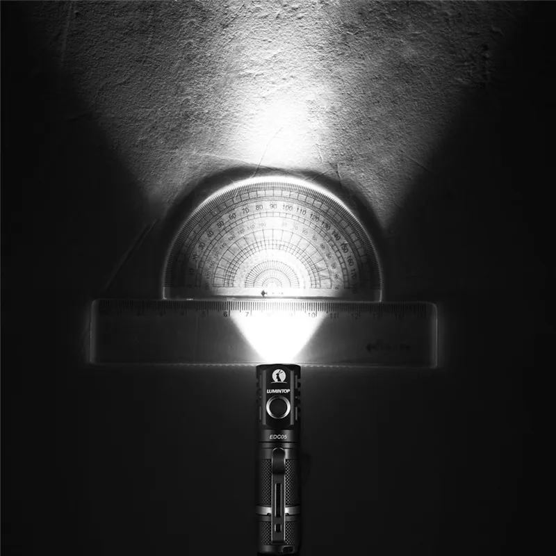 LuminTop EDC05 CREE XPL светодиодный брелок фонарик с магнитом 14500 AA мощный EDC светильник для цеха