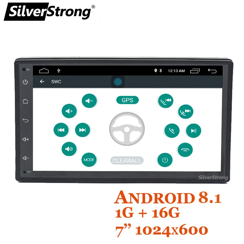 2DIN автомобильный 7 ''IPS GPS Android9.0 Универсальный 2Din Lada Granta DVD 2 DIN универсальный