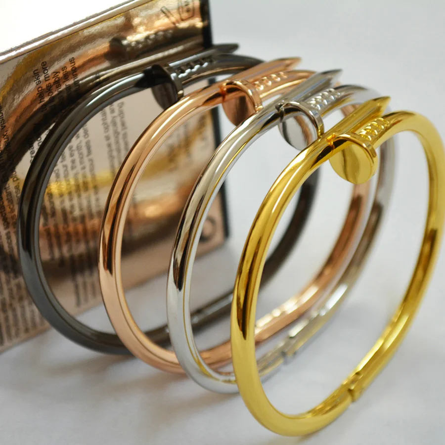 2018 модные популярные Jewelry Шурупы Ногтей Браслет-манжета и Браслеты для Для женщин