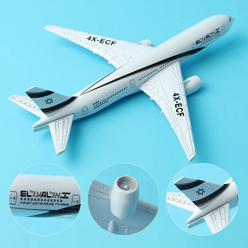 1 шт. 16 см сплав металла воздушный El Al Израиль Airlines Boeing 777 B777 Воздушный самолет