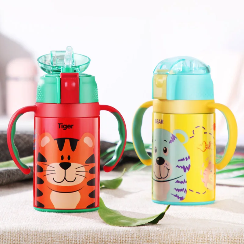 280 мл Детская кружка чашка для кормления ребенка термос бутылка из 304 нержавеющей