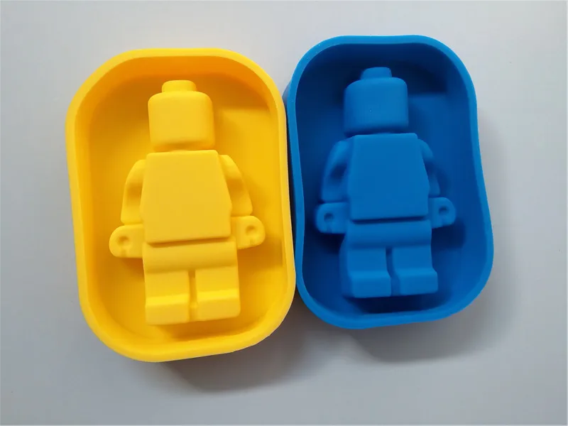 100% Пищевая силиконовая форма робот для торта Форма льда выпечки DIY Инструменты