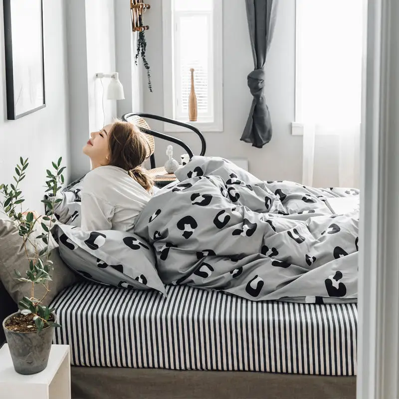 Pure cotton bedding four sets of sheets and quilts Duvet Cover | Дом и сад
