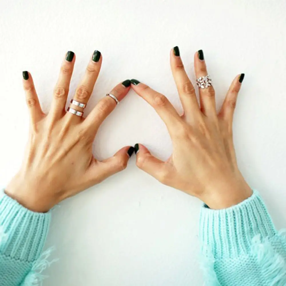 Модные 3 шт./компл. богемные полые кольца с цветочным узором винтажные простые