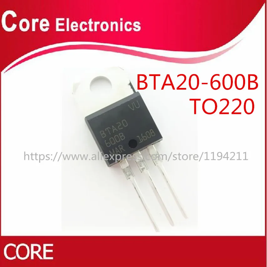 50 шт. BTA20 600B TO220 TO 220 20 6 Новинка|Интегральные схемы| |