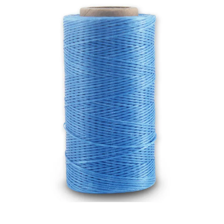 Blue 150D 0,8 мм 260 м вощеный шнур кожа Ювелирная фурнитура для рукоделия изготовление ткани браслет ожерелье Плетеный шитье Вощеные аксессуары для резьбы - Цвет: Blue