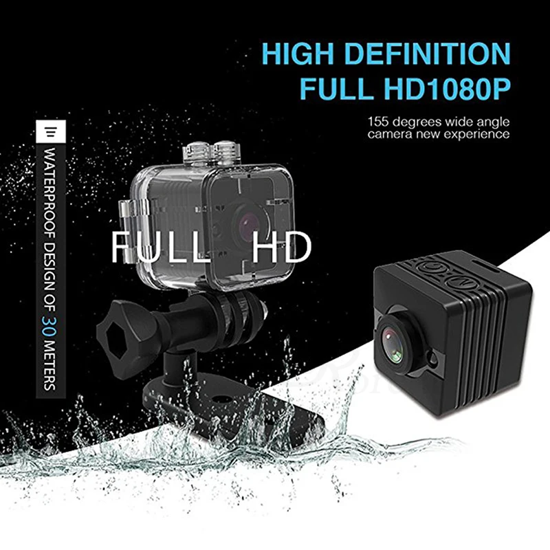 HD 1080P мини-камера ночного видения видеокамера для обнаружения движения