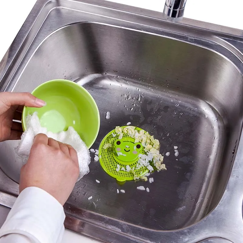 Cartoon Kitchen Sink Filter Floor Drain Hair Stopper Bath Catcher Strainer Sewer Shower Cover Bathroom Accessories | Дом и сад