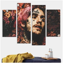 Lil Peep Холст плакат холст живопись для гостиной стены Искусство Печать на холсте декоративные картины Модульная картина жикле поп Lil Peep Холст плакат холст живопись для гостиной стены Искусство Печать на холсте декоративные картины Модульная картина жикле поп