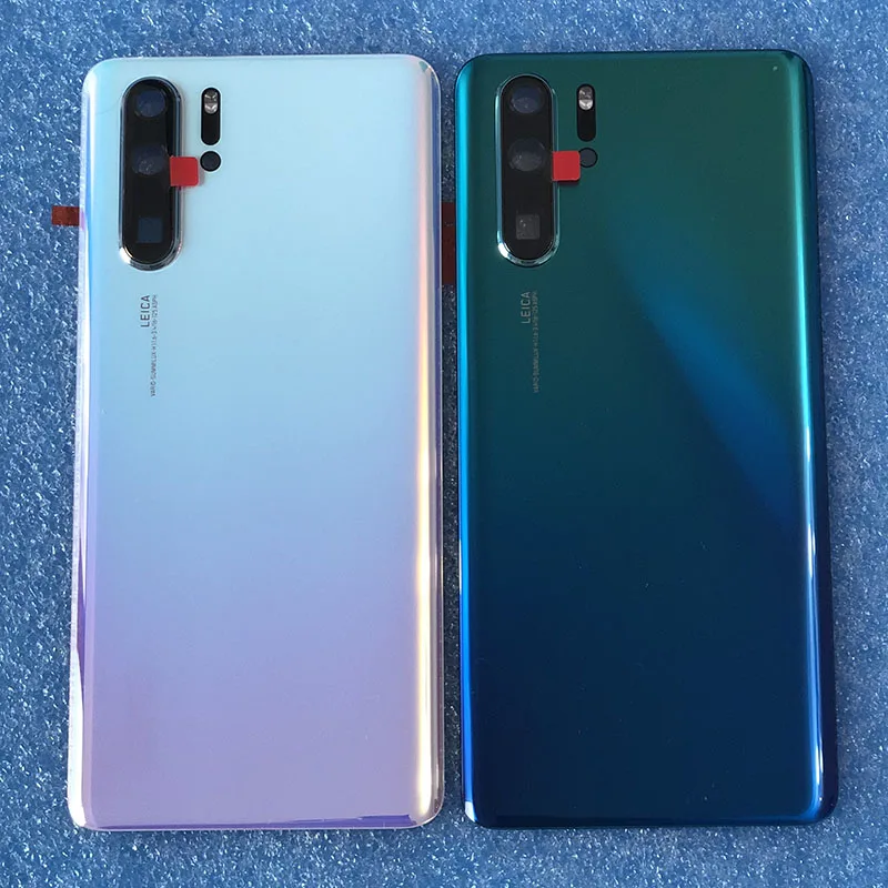 Для 6,4" huawei P30 Pro Axisinternational стеклянная задняя крышка для батареи Чехол для задней панели+ стеклянная линза+ вспышка+ оригинальная наклейка