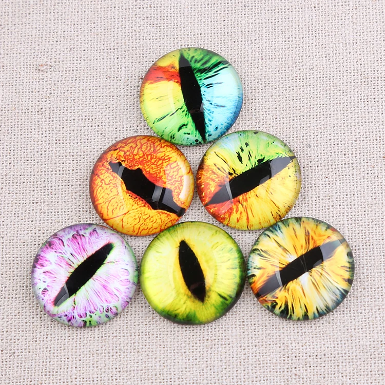 Onwear Круглый купол dragon eye фото стеклянный кабошон 25 мм 8 мм 12 мм 14 мм 20 мм diy ювелирных изделий для Подвески Изготовление сережек