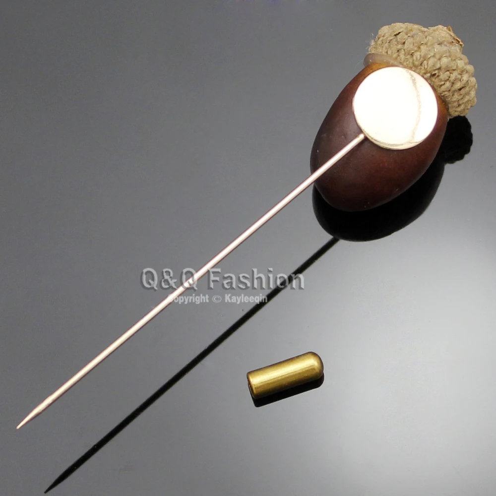 Мужской значок в виде шляпы для шарфа брошь из Натурального ореха и дуба 2 цвета |