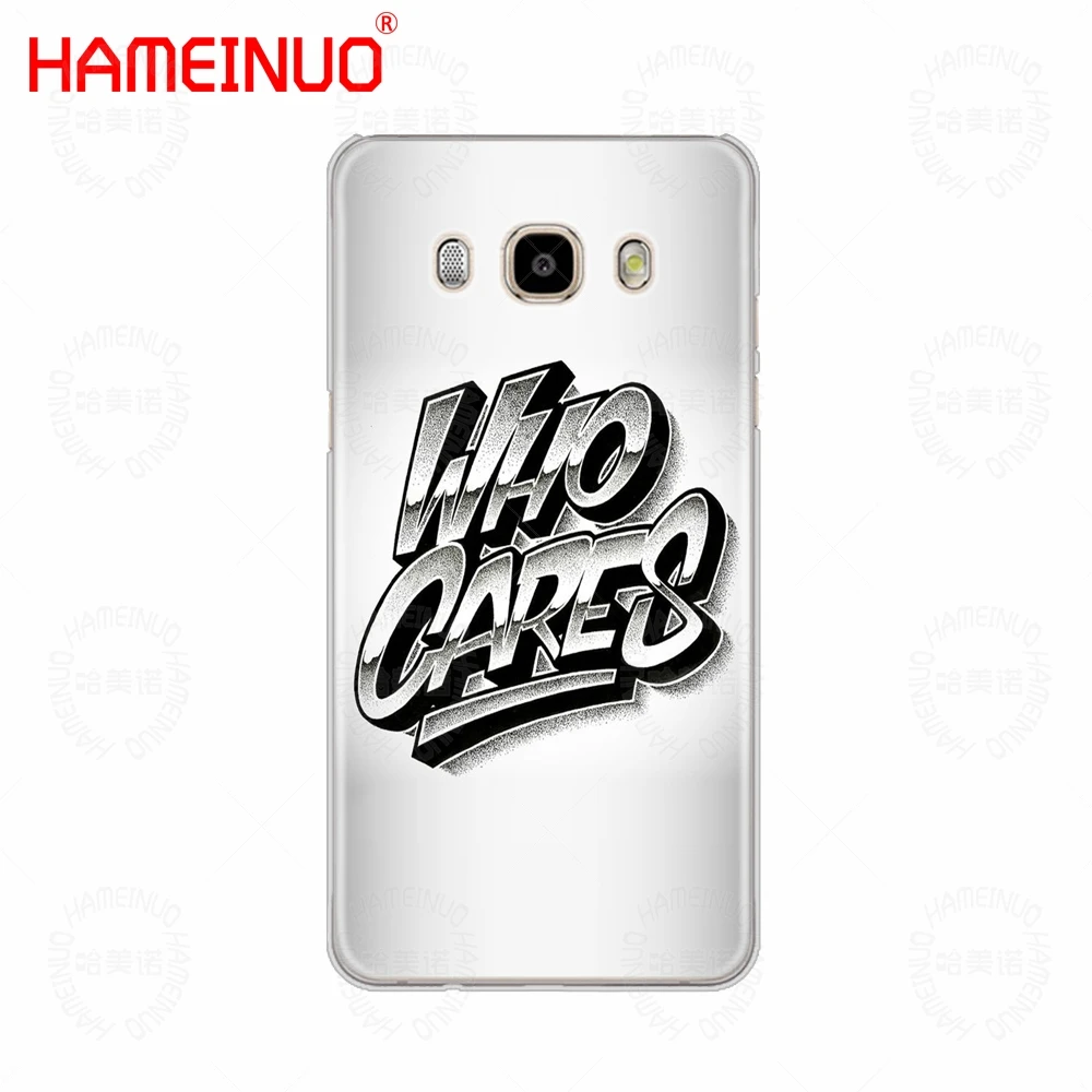 HAMEINUO Who cares чехол для телефона Samsung Galaxy J1 J2 J3 J5 J7 MINI ACE 2016 2015 prime | Мобильные телефоны и