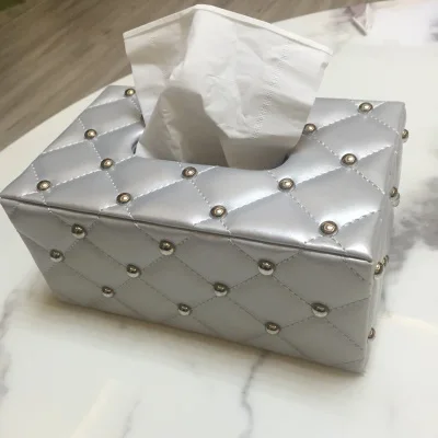 Модная качественная насосная бумажная коробка настольная коробка для салфеток бумаги кожаная коробка для салфеток короткая автомобильная коробка для салфеток